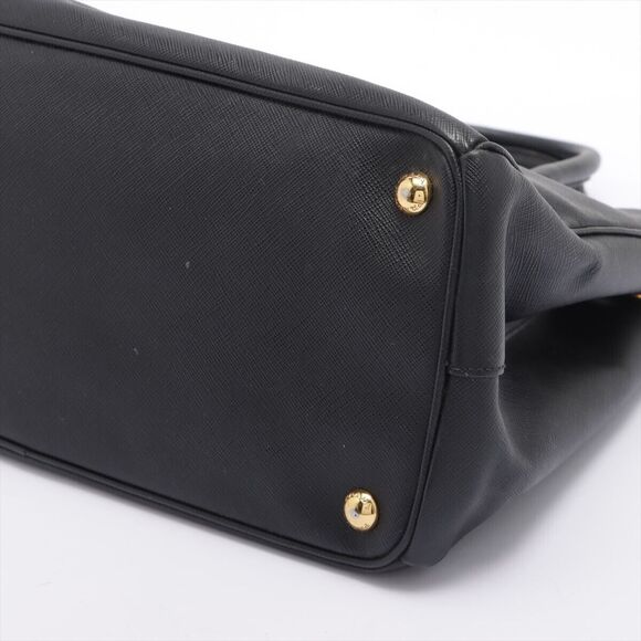 PRADA Saffiano Lux Leather 2way handbag Black BN2274 - Picture 4 of 16